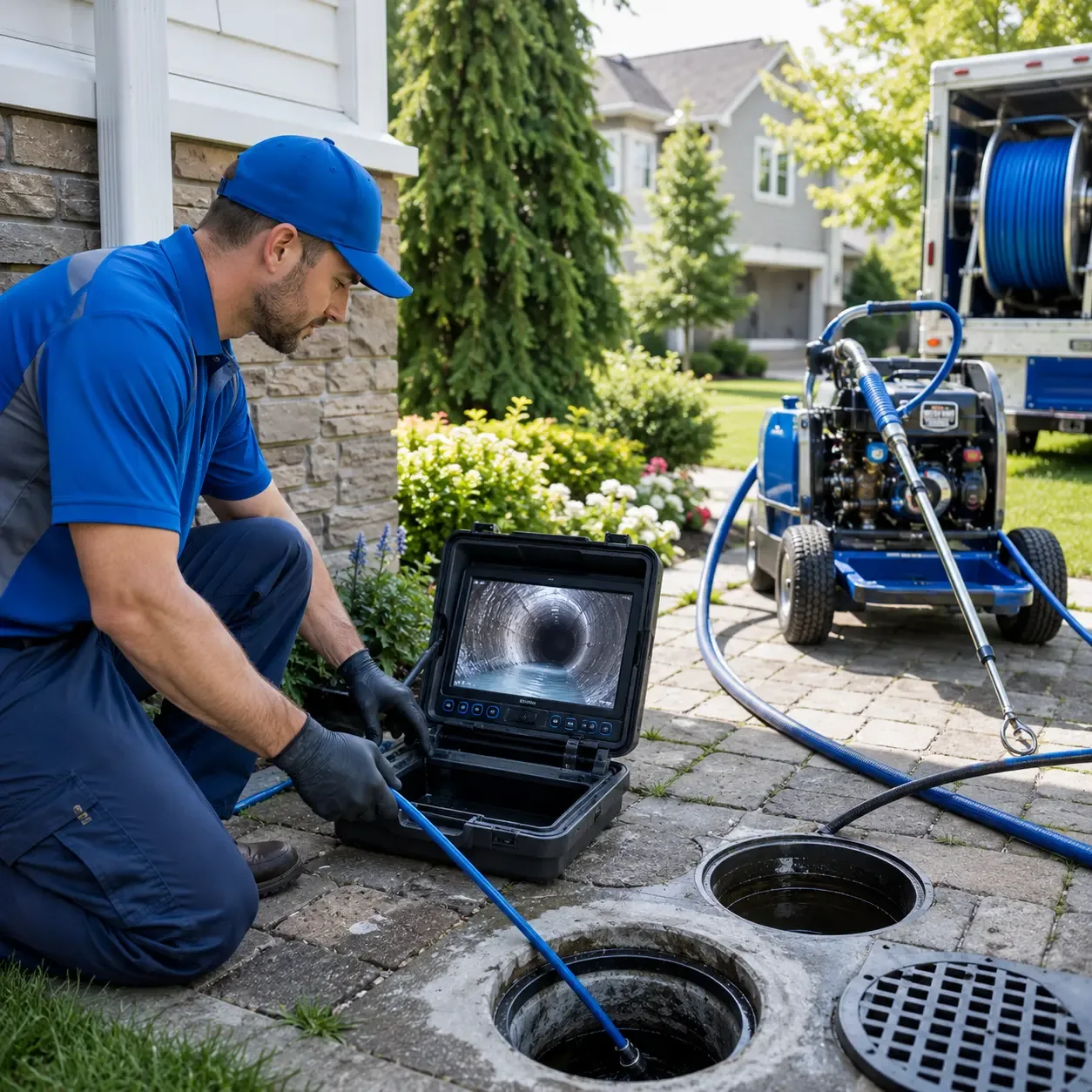 Outdoor drain cleaning professionals serving Milledgeville, OH