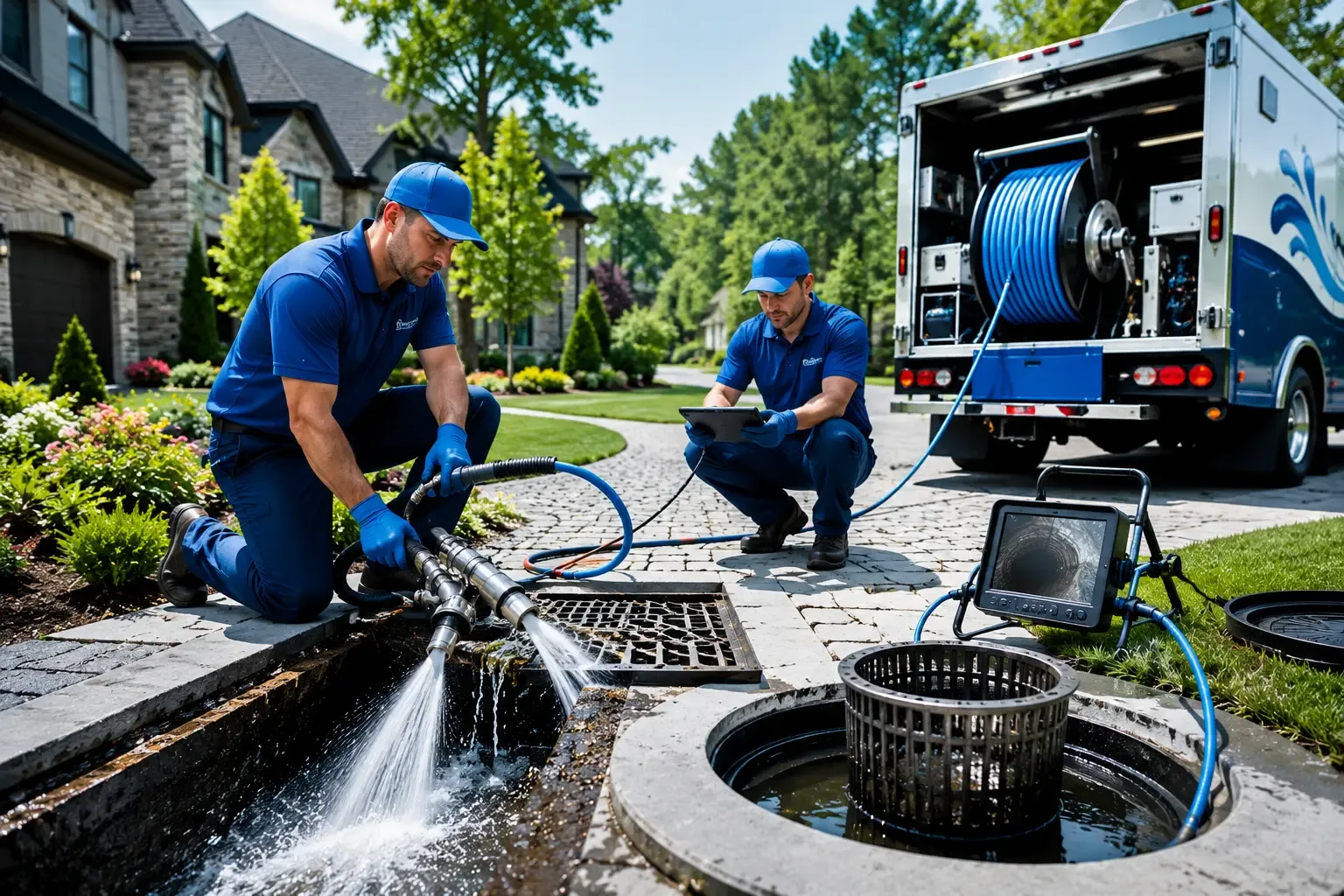 Local outdoor drain cleaning professionals in Milledgeville, OH